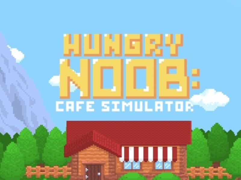 Xogo Simulador de Cafe Hungry Noob en liña