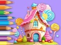 Xogo Libro para colorear: Lollipop House  en liña