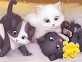 Xogo Crebacabezas: Xogando aos gatos  en liña