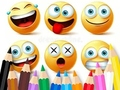 Xogo Libro para colorear: Emoji divertido  en liña