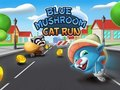 Xogo Carreira de gatos cogomelos azules  en liña