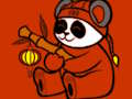 Xogo Lindo panda para colorear  en liña