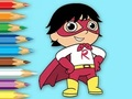 Xogo Libro para colorear: Super-Ryan  en liña