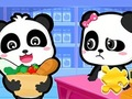 Xogo Crebacabezas: Supermercado Baby Panda  en liña