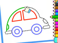 Xogo Debuxo infantil: coche bonito  en liña