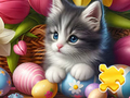 Xogo Crebacabezas: Gato de Pascua  en liña