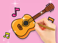 Xogo Libro para colorear: Star Guitar  en liña