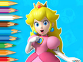 Xogo Libro para colorear: a nova princesa Peach  en liña