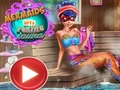 Xogo Sauna realista das sereas BFFs  en liña