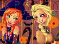 Xogo Puzzle de princesa Halloween  en liña