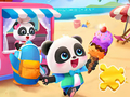 Xogo Crebacabezas: Baby Panda Ice Cream Car  en liña