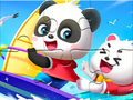 Xogo Crebacabezas: Baby Panda Sailing  en liña
