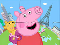 Xogo Crebacabezas: Peppa Travel Around  en liña