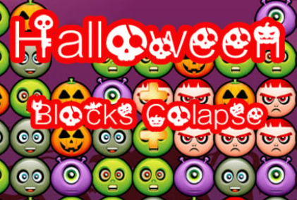 Xogo Colapso do bloque de Halloween  en liña