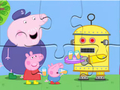 Xogo Crebacabezas: Peppa Robot  en liña