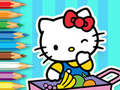 Xogo Libro para colorear: Hello Kitty Market  en liña