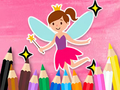 Xogo Libro para colorear: Little Pretty Fairy  en liña