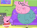 Xogo Crebacabezas: Daddy Pig Dancing  en liña