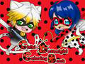 Xogo Libro para colorear Chibi Dotted Girl  en liña