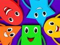 Xogo Quiz para nenos: formas coloridas  en liña