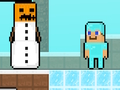 Xogo Noob vs Pro Snowman en liña