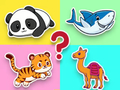 Xogo Quiz para nenos: onde viven 2  en liña