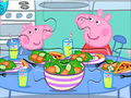 Xogo Crebacabezas: Peppa Dinner Time  en liña