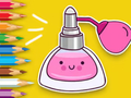 Xogo Libro para colorear: botella de perfume  en liña