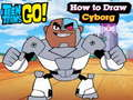 Xogo Teen Titans Go! Como deseñar Cyborg  en liña