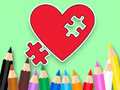 Xogo Libro para colorear: BTS Heart Jigsaw  en liña