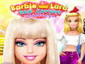 Xogo Desafío da alfombra vermella Barbie e Lara  en liña