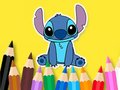 Xogo Libro para colorear: Stitch  en liña