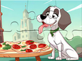Xogo Crebacabezas: can que come pizza  en liña