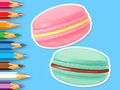 Xogo Libro para colorear: Macaron  en liña