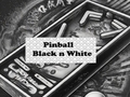 Xogo Pinball Negro N Branco  en liña