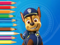 Xogo Libro para colorear: Paw Patrol Chase  en liña