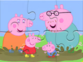 Xogo Crebacabezas: Peppa Pig Muddy Puddles  en liña