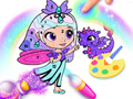 Xogo Libro para colorear: Princesa brillante  en liña