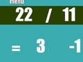 Xogo Cuestionario de matemáticas de división  en liña