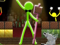 Xogo FNF Rush E: Animación vs. Minecraft  en liña