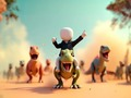 Xogo Stickman: Dinosaur Arena en liña