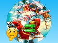 Xogo Puzzle redondo Recolle imaxes divertidas de Nadal  en liña