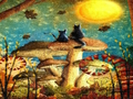 Xogo Gatos Cogomelos Jigsaw  en liña