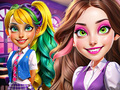 Xogo Princesas na escola de terror  en liña