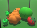 Xogo Combinación de froitas 3D  en liña
