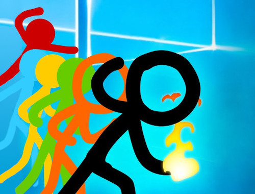 Xogo Stickman vs Zombies: Loita épica en liña