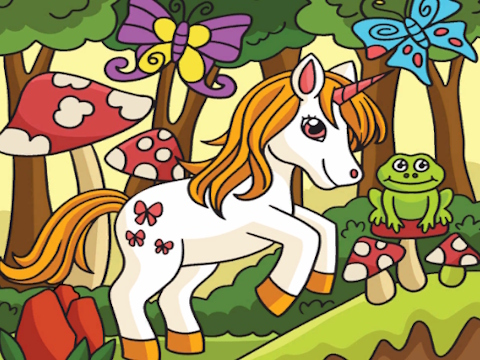 Xogo Unicornio atopar as diferenzas  en liña