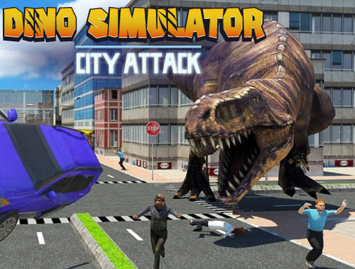 Xogo Dino Simulator City Attack en liña