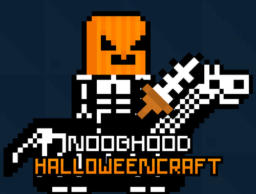 Xogo Noobhood Halloweencraft en liña