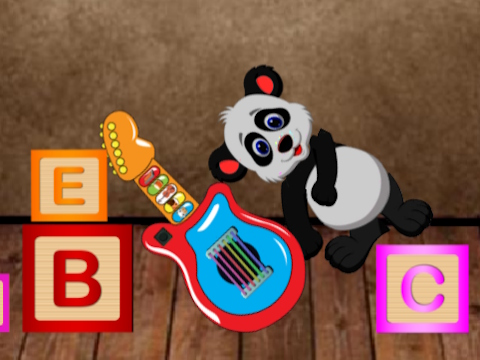 Xogo Tempo de música de guitarra para nenos  en liña